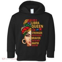 Libra Queen I Am Stronger Birthday Gift For Libra Zodiac Toddler Hoodie thumb 0