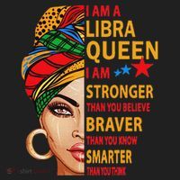 Libra Queen I Am Stronger Birthday Gift For Libra Zodiac Golf Towel thumb 3