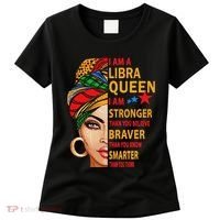 Libra Queen I Am Stronger Birthday Gift For Libra Zodiac Women's T-Shirt thumb 0