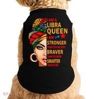 Libra queen I am stronger birthday gift for Libra zodiac Doggie Tank thumb 0