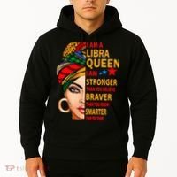 Libra queen I am stronger birthday gift for Libra zodiac Hoodie thumb 2