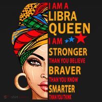 Libra queen I am stronger birthday gift for Libra zodiac Women's Hoodie thumb 2