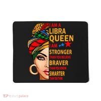 Libra queen I am stronger birthday gift for Libra zodiac Mousepad thumb 0