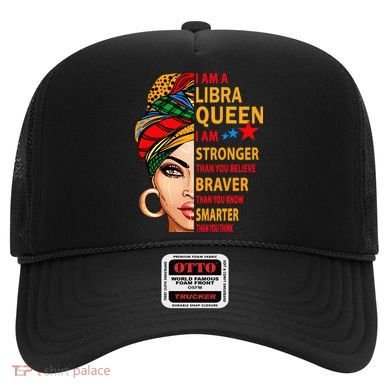 Libra queen I am stronger birthday gift for Libra zodiac Hat