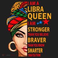 Libra queen I am stronger birthday gift for Libra zodiac Hat thumb 2