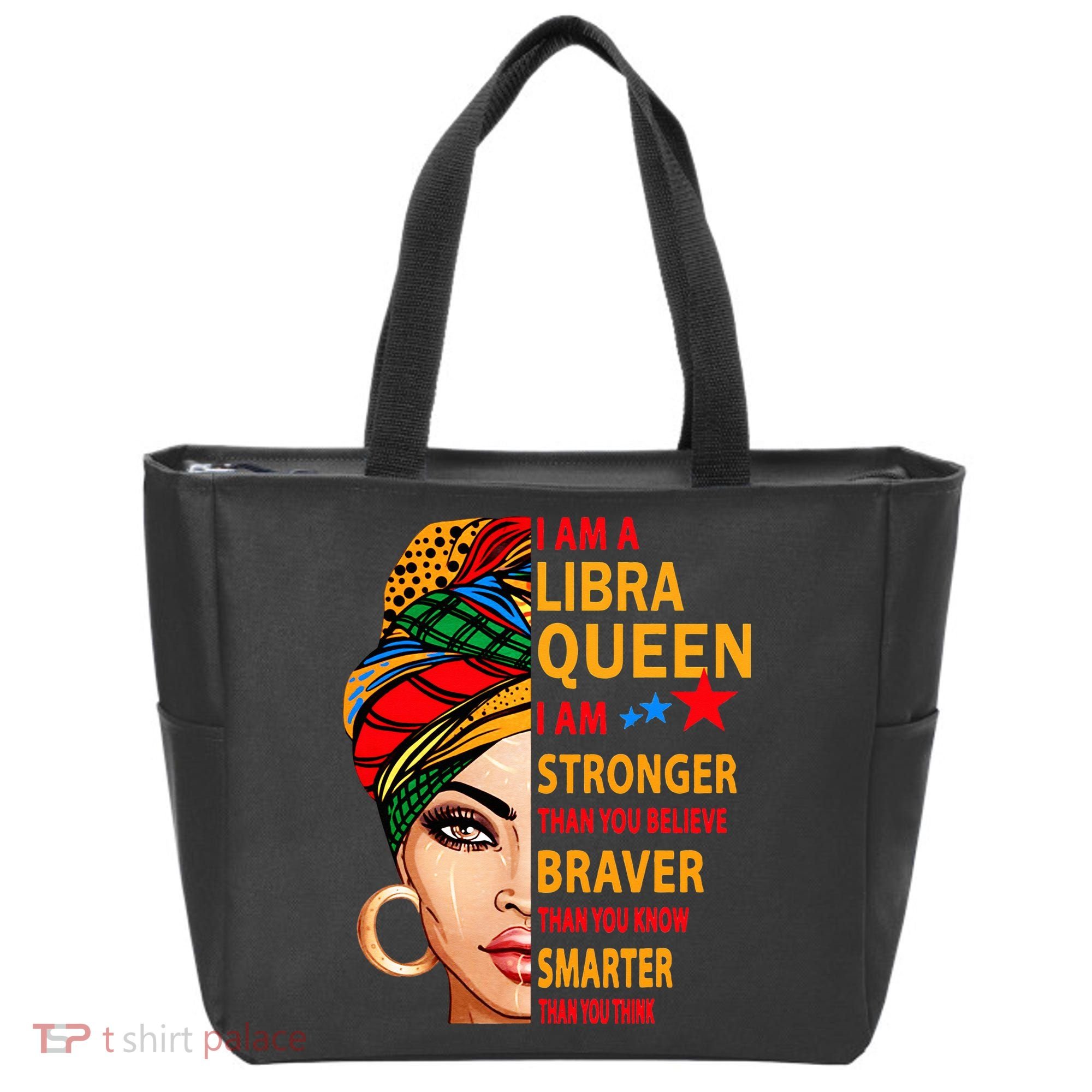 Libra queen I am stronger birthday gift for Libra zodiac Tote Bag