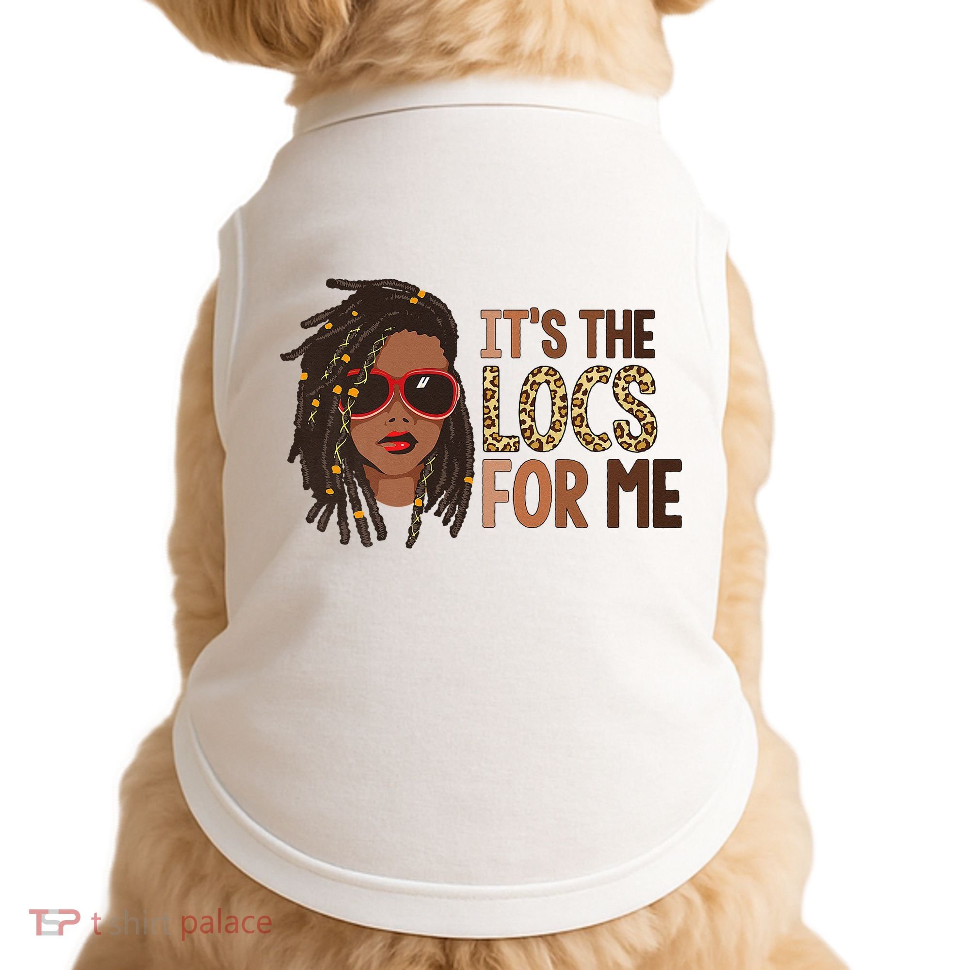 Locs Queen It Is The Locs For Black Woman Juneteenth Doggie Tank