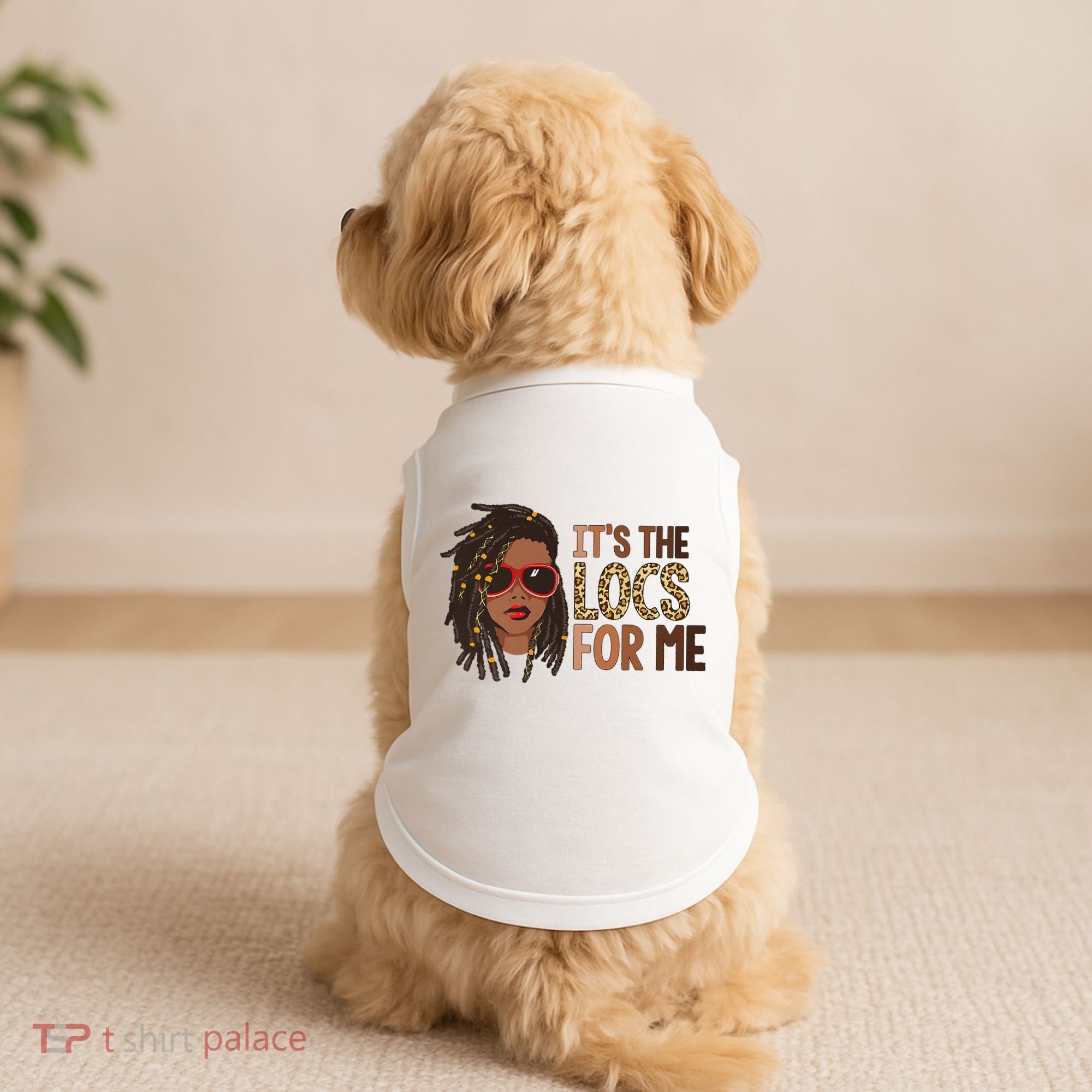 Locs Queen It Is The Locs For Black Woman Juneteenth Doggie Tank