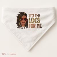 Locs Queen It Is The Locs For Black Woman Juneteenth USA-Made Doggie Bandana thumb 0