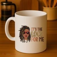 Locs Queen It Is The Locs For Black Woman Juneteenth Coffee Mug thumb 4