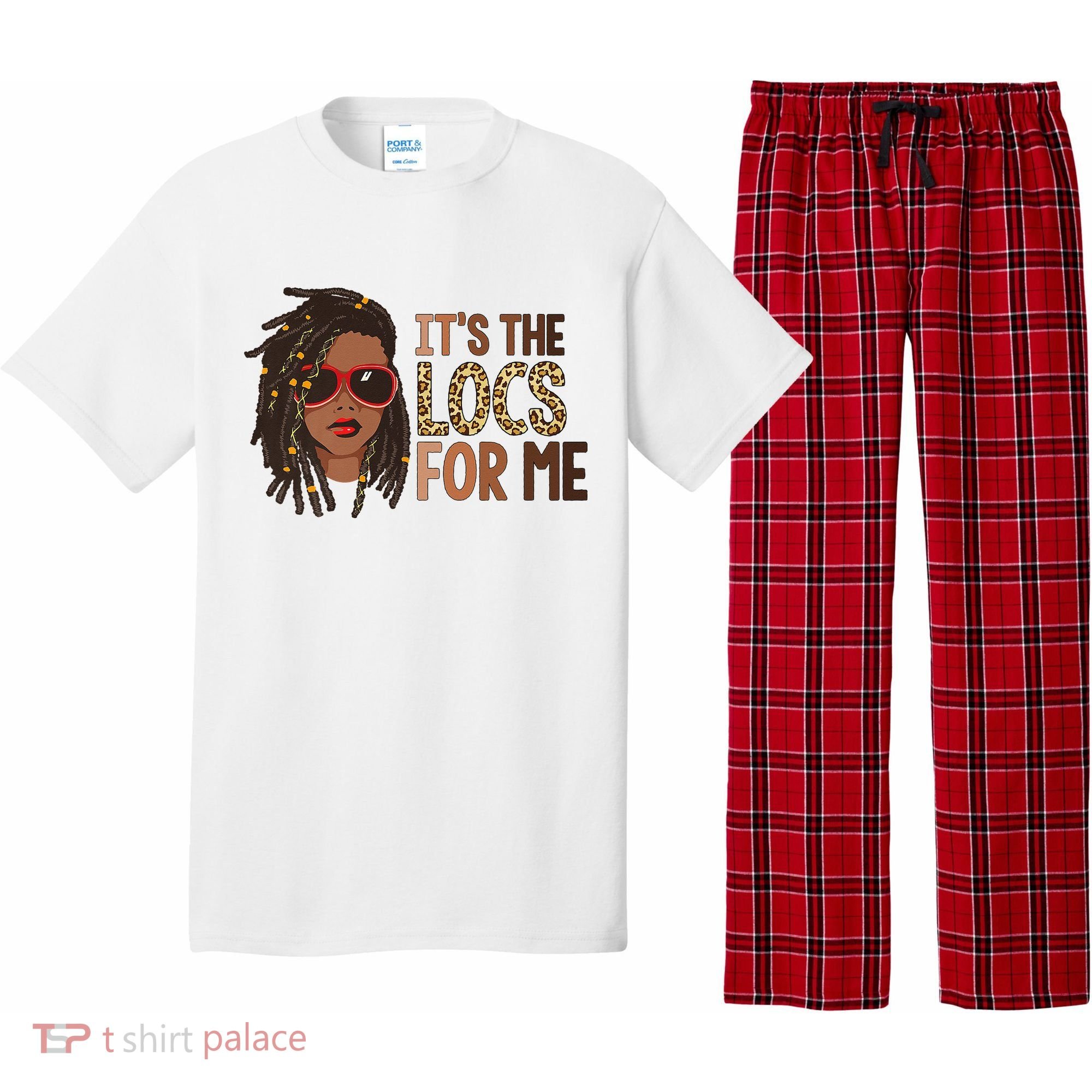 Locs Queen It Is The Locs For Black Woman Juneteenth Pajama Set