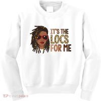 Locs Queen It Is The Locs For Black Woman Juneteenth Kids Sweatshirt thumb 0