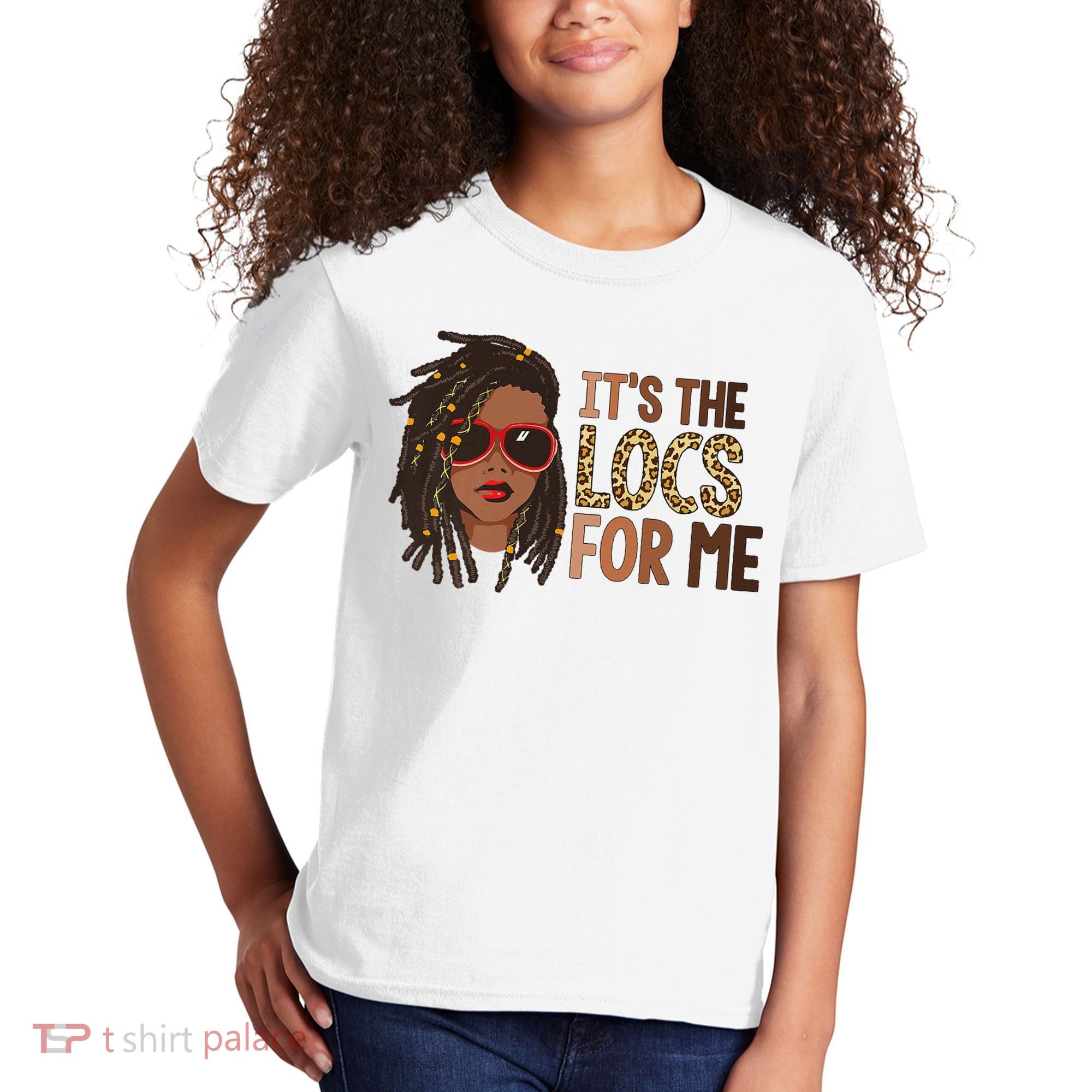 Locs Queen It Is The Locs For Black Woman Juneteenth Kids T-Shirt
