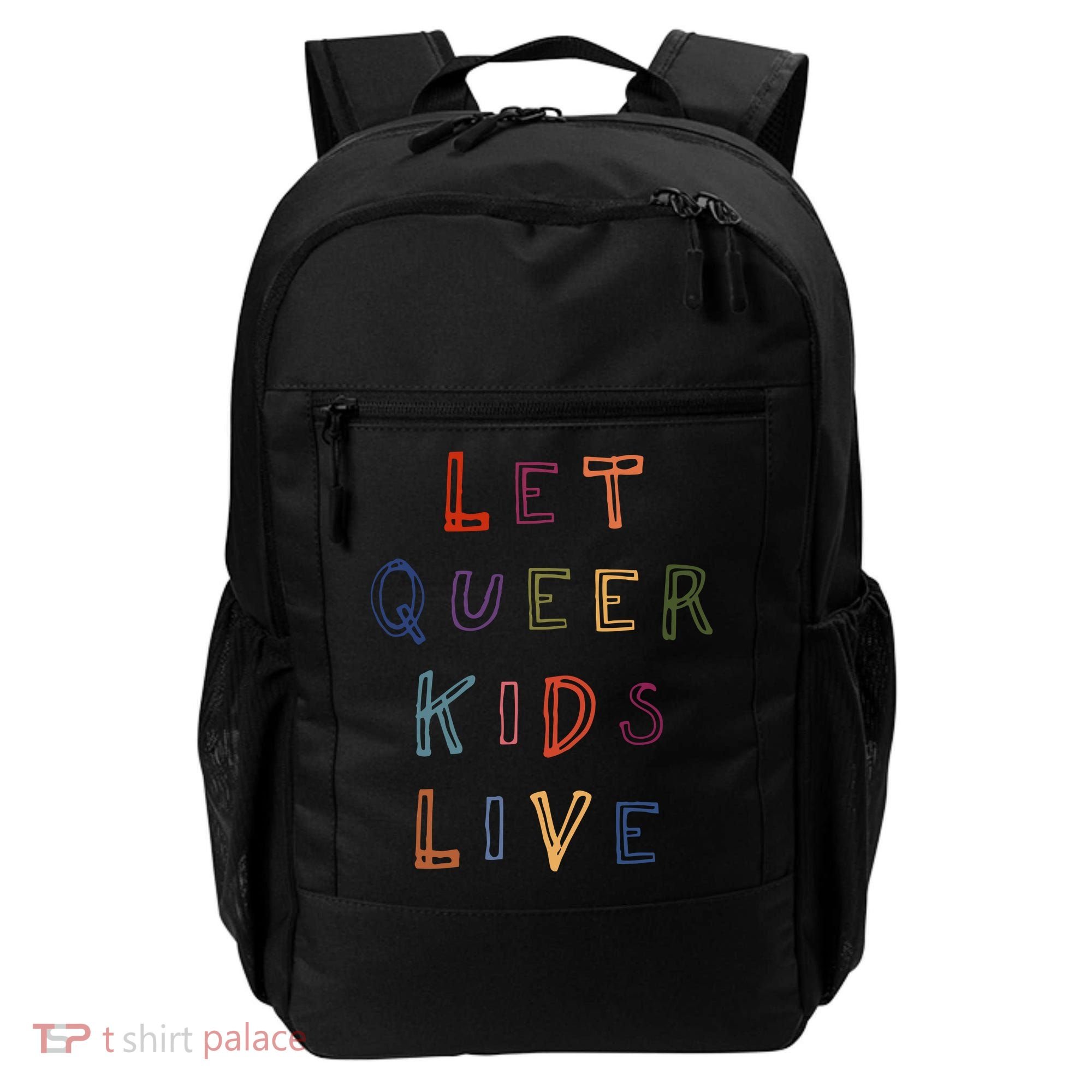 Let Queer K.I.D.S Live Protect Non Binary Backpack