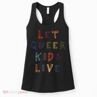 Let Queer K.I.D.S Live Protect Non Binary Women's Tank Top thumb 0