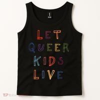 Let Queer K.I.D.S Live Protect Non Binary Tank Top thumb 2