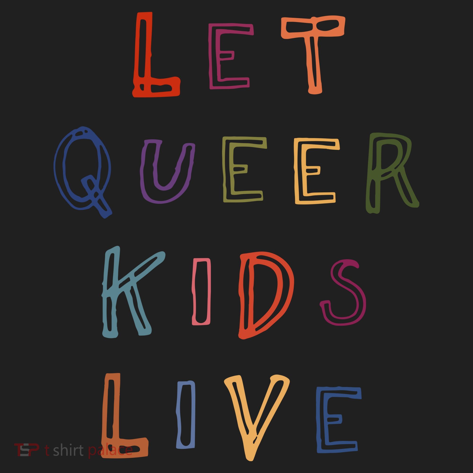 Let Queer K.I.D.S Live Protect Non Binary Golf Towel