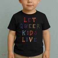 Let Queer K.I.D.S Live Protect Non Binary Toddler T-Shirt thumb 2