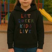 Let Queer K.I.D.S Live Protect Non Binary Kids Hoodie thumb 3