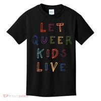 Let Queer K.I.D.S Live Protect Non Binary Kids T-Shirt thumb 0
