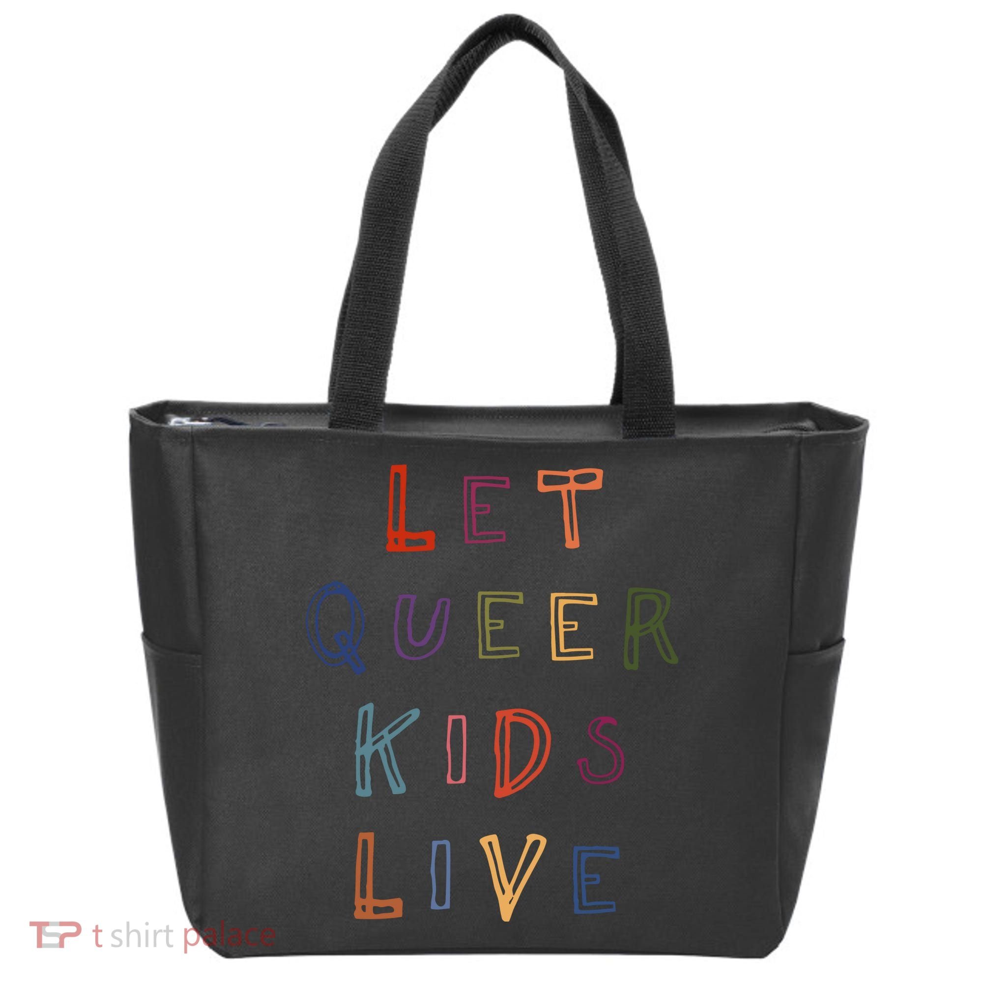 Let Queer K.I.D.S Live Protect Non Binary Tote Bag