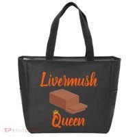 Livermush Queen North Carolina Food Tote Bag thumb 0