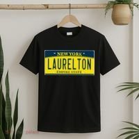 Laurelton Queens Ny New York Neighborhood License Plate T-Shirt thumb 2