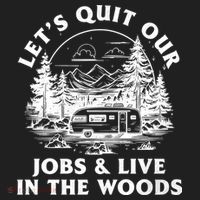 Lets Quit Our Jobs And Live In The Woods Beanie thumb 2