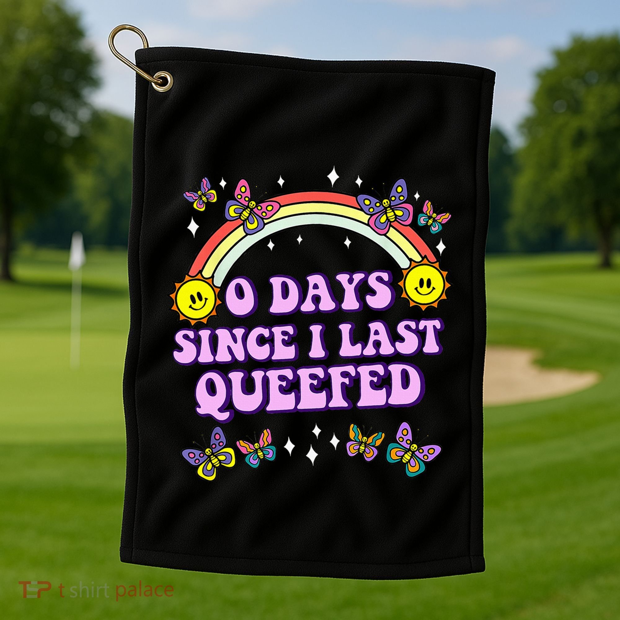 Love Queefing Queef Funny Queefed Embarrassing Golf Towel