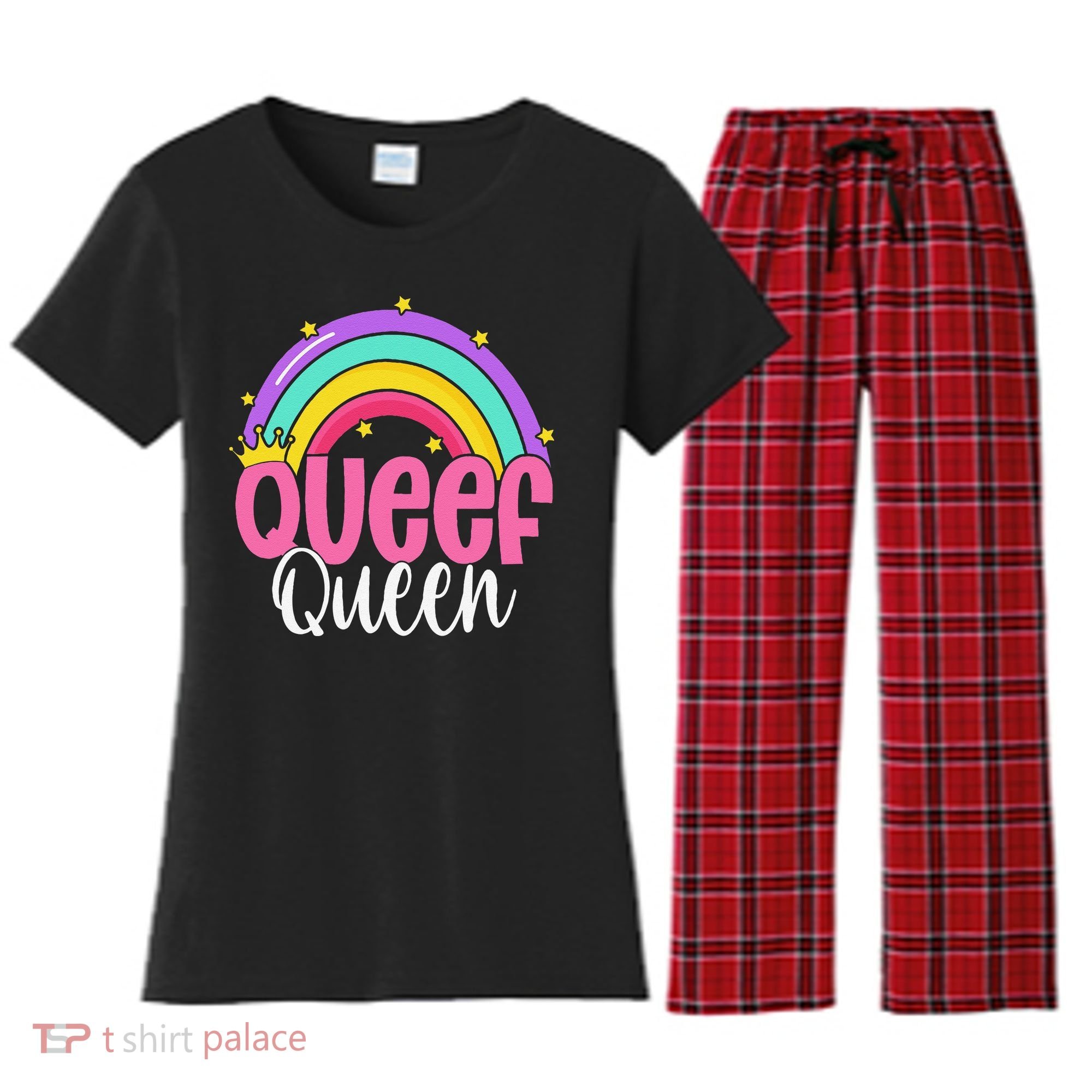 Love Queefing Queef Funny Queefed Embarrassing Adult Humor Gift Women's Flannel Pajama Set
