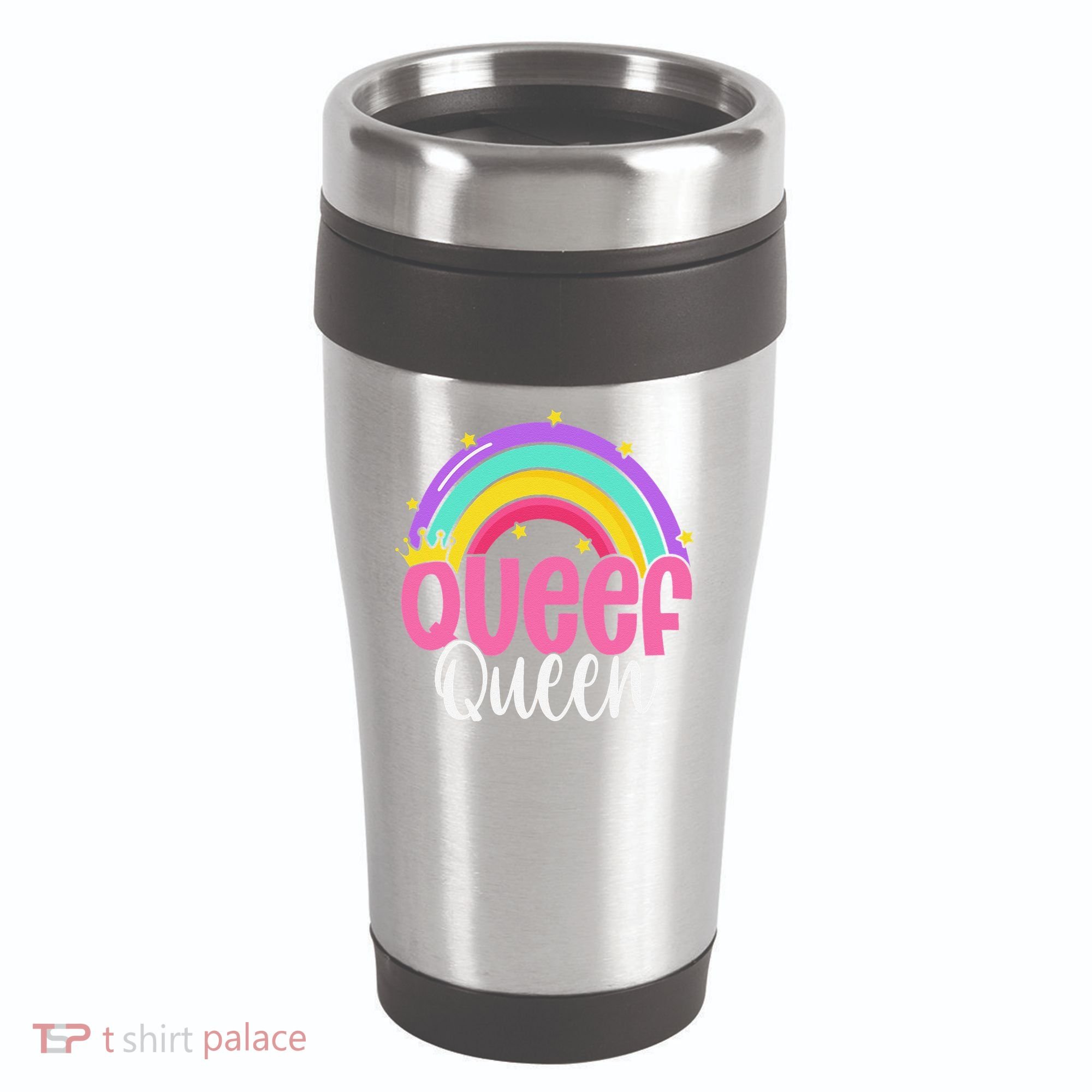 Love Queefing Queef Funny Queefed Embarrassing Adult Humor Gift 16oz Travel Tumbler