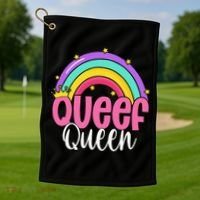 Love Queefing Queef Funny Queefed Embarrassing Adult Humor Gift Golf Towel thumb 1