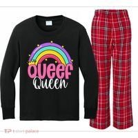 Love Queefing Queef Funny Queefed Embarrassing Adult Humor Gift Kids Long Sleeve Plaid Pajama Set thumb 0