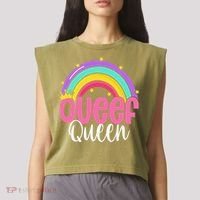 Love Queefing Queef Funny Queefed Embarrassing Adult Humor Gift Garment-Dyed Women's Muscle Tee thumb 2