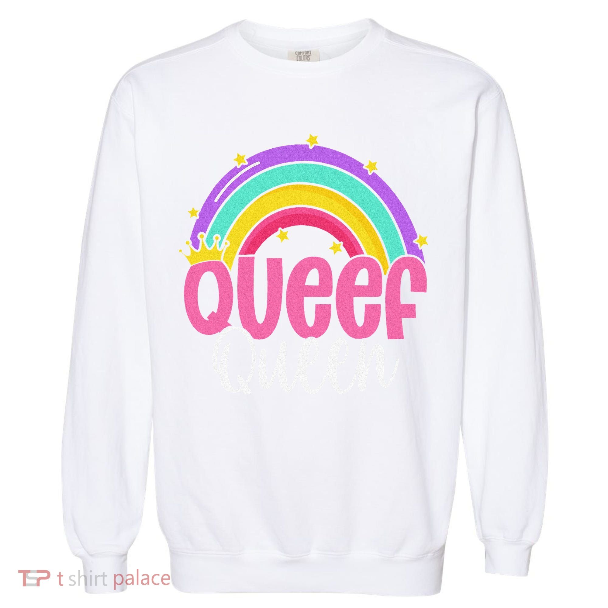 Love Queefing Queef Funny Queefed Embarrassing Adult Humor Gift Garment-Dyed Sweatshirt
