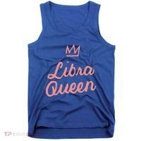 Libra Queen September Or October Birthday Zodiac Funny Gift Tank Top thumb 0