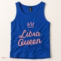Libra Queen September Or October Birthday Zodiac Funny Gift Tank Top thumb 2