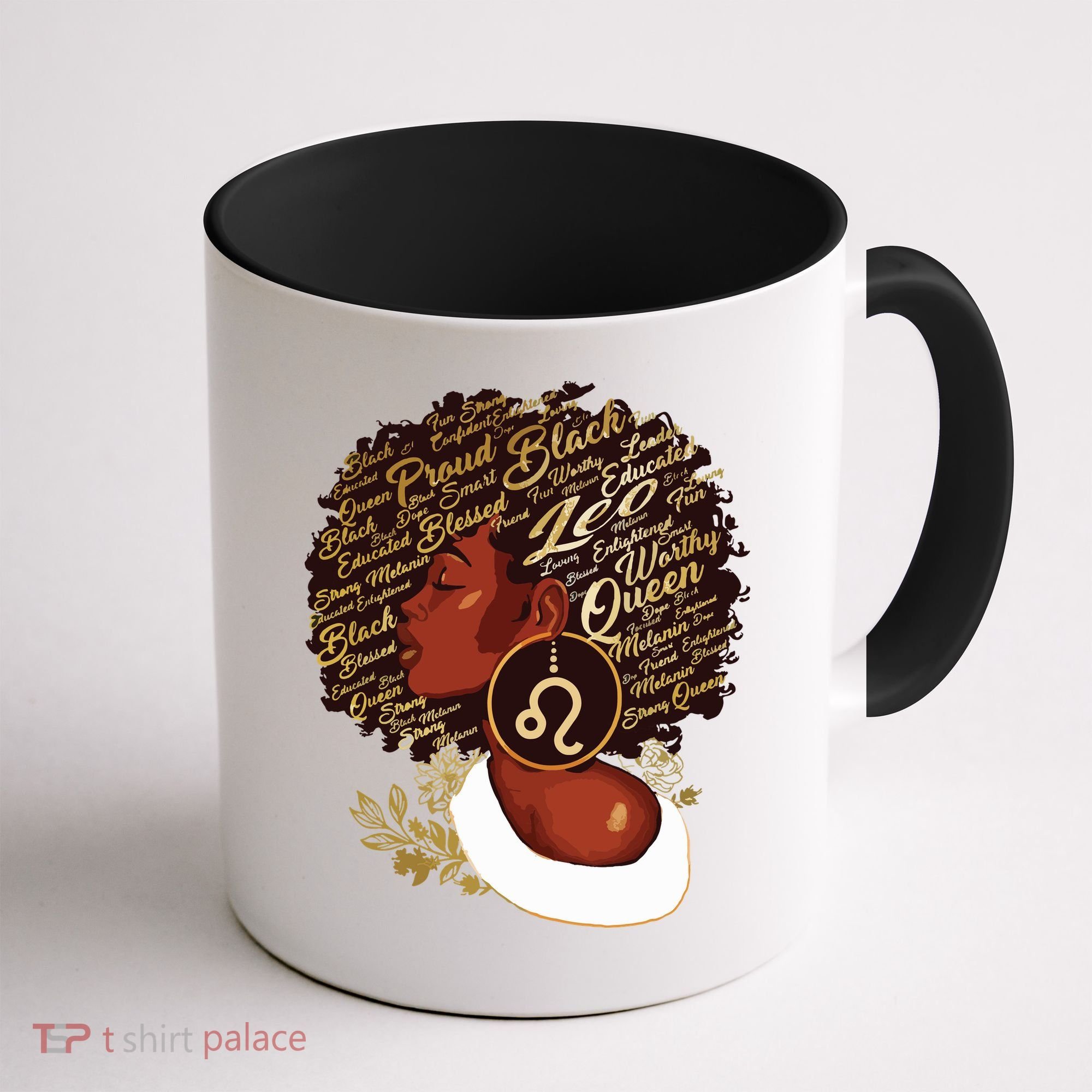 Leo Queen Sweet As Candy Birthday Gift For Black Women Coffee Mug