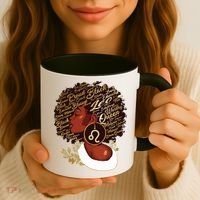 Leo Queen Sweet As Candy Birthday Gift For Black Women Coffee Mug thumb 3