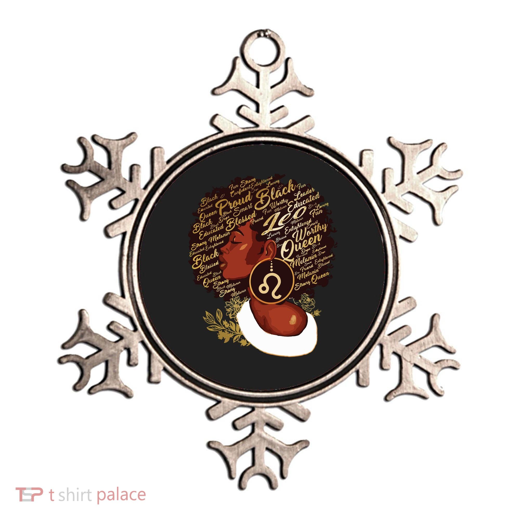 Leo Queen Sweet As Candy Birthday Gift For Black Women Ornament