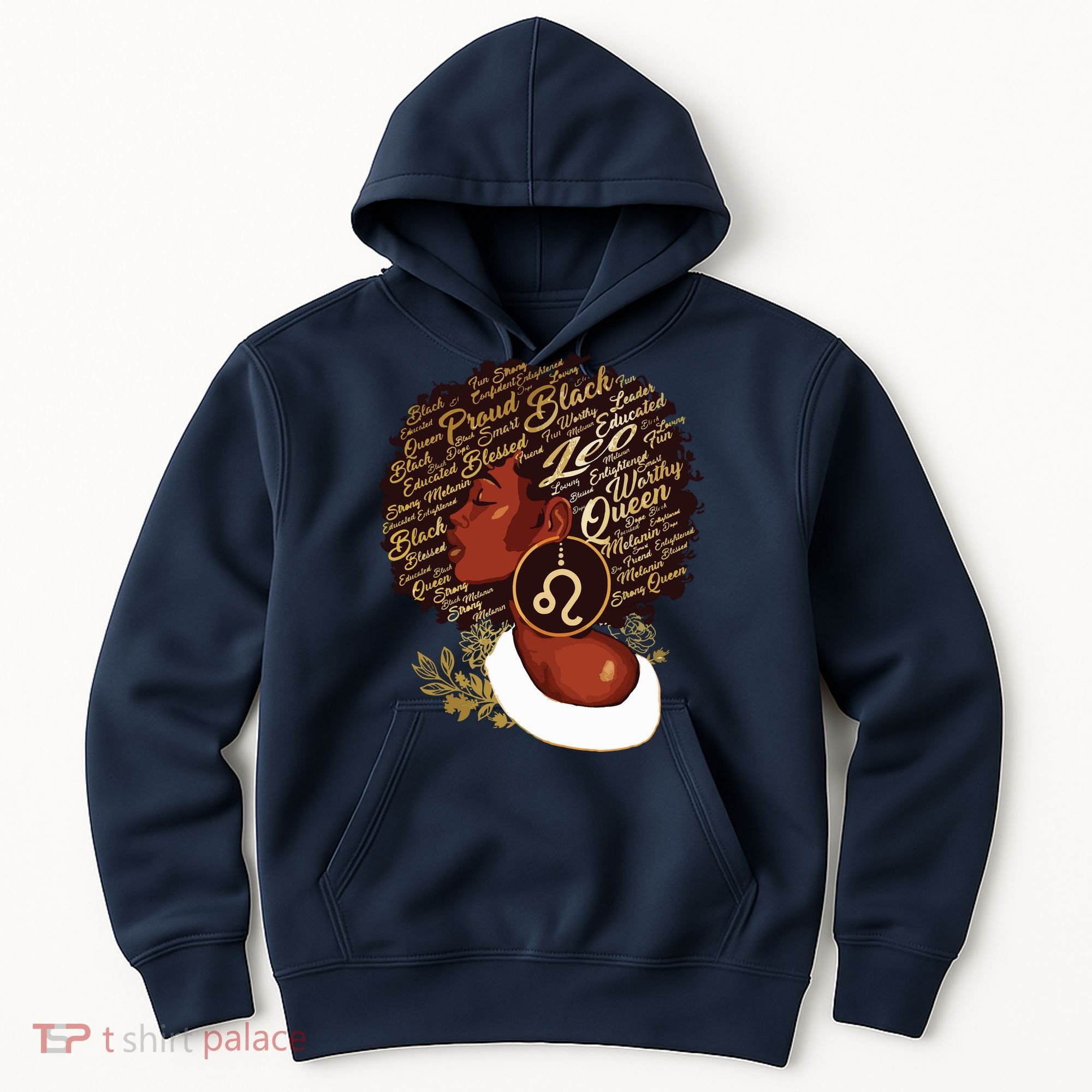 Leo Queen Sweet As Candy Birthday Gift For Black Women Hoodie