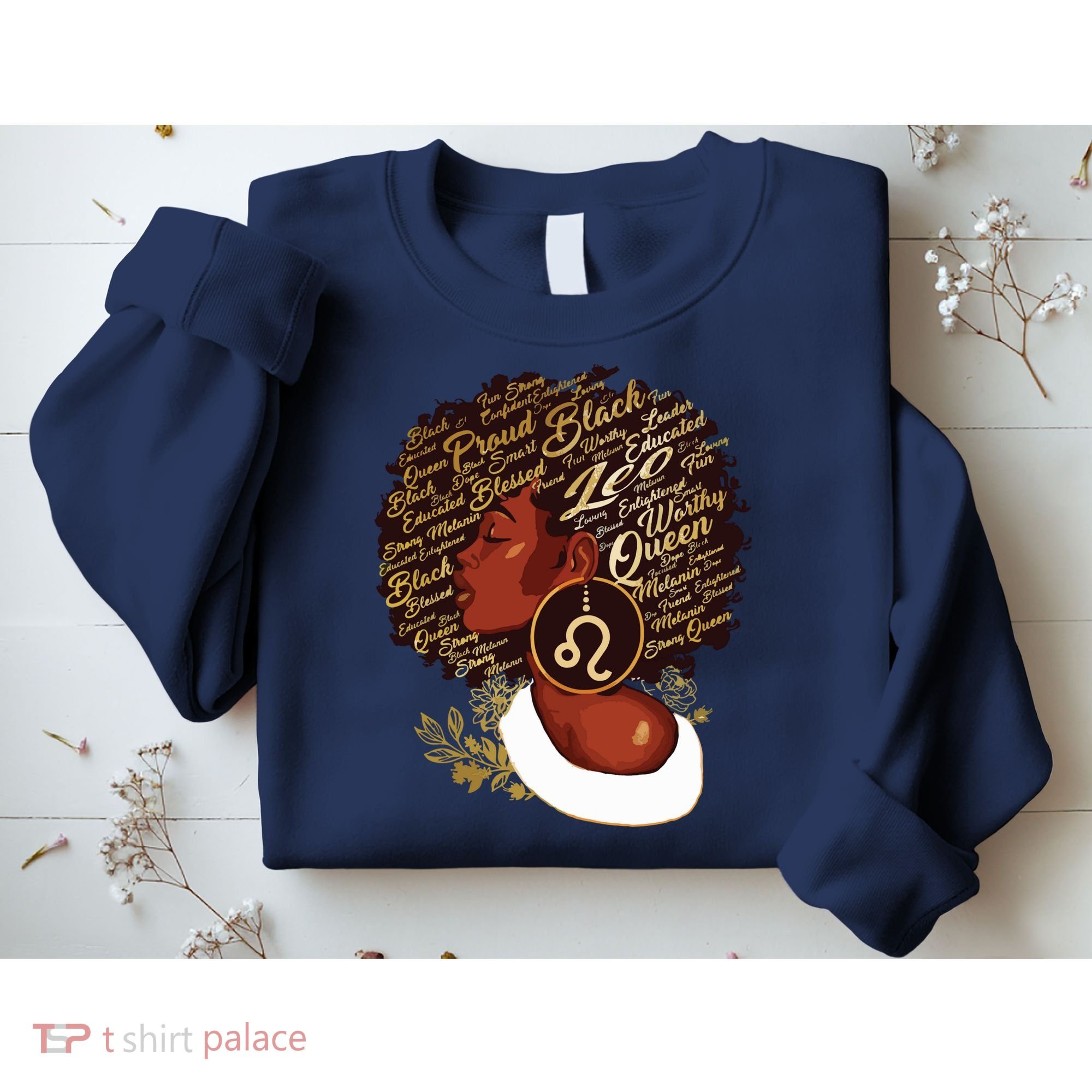 Leo Queen Sweet As Candy Birthday Gift For Black Women Sweatshirt