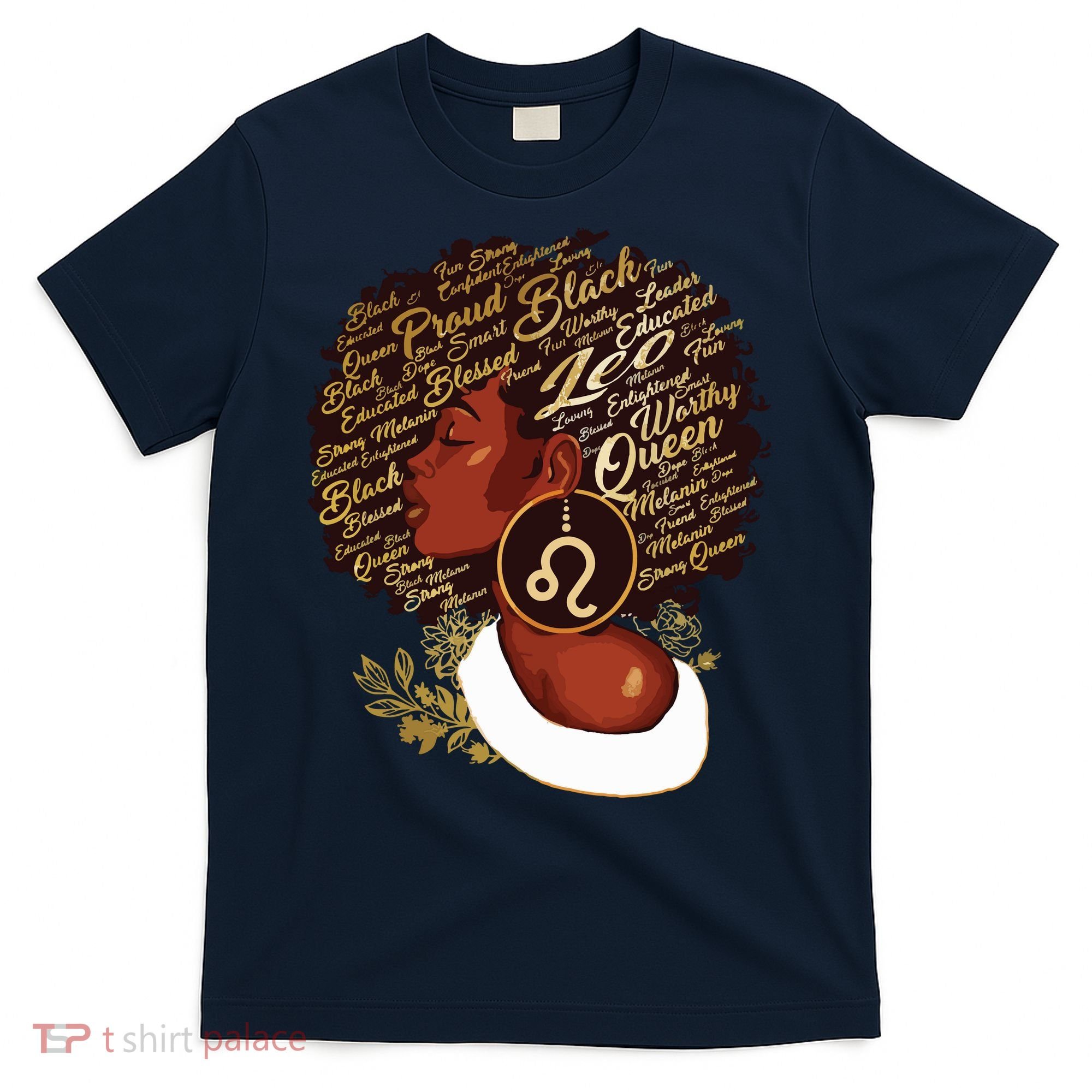 Leo Queen Sweet As Candy Birthday Gift For Black Women T-Shirt