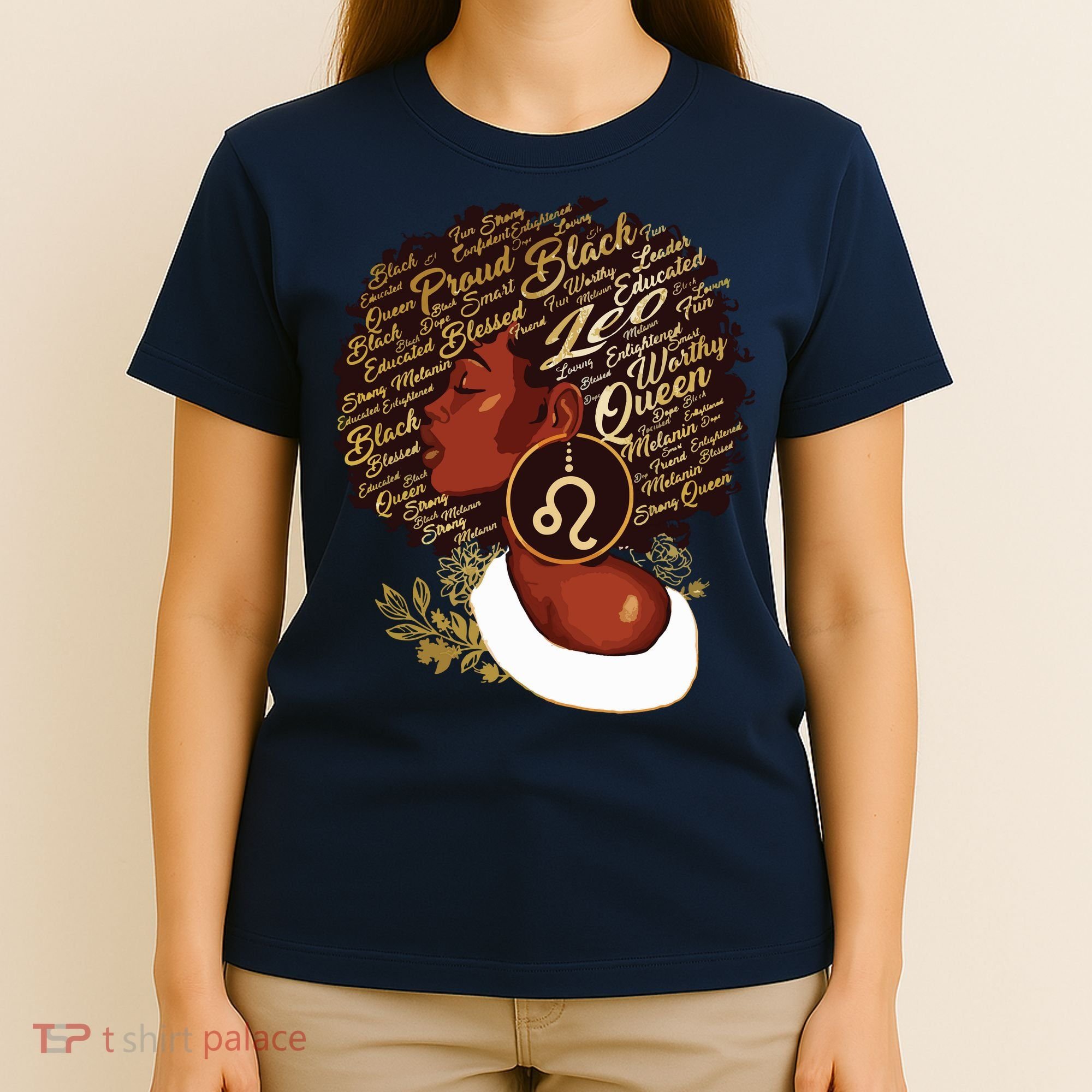 Leo Queen Sweet As Candy Birthday Gift For Black Women T-Shirt