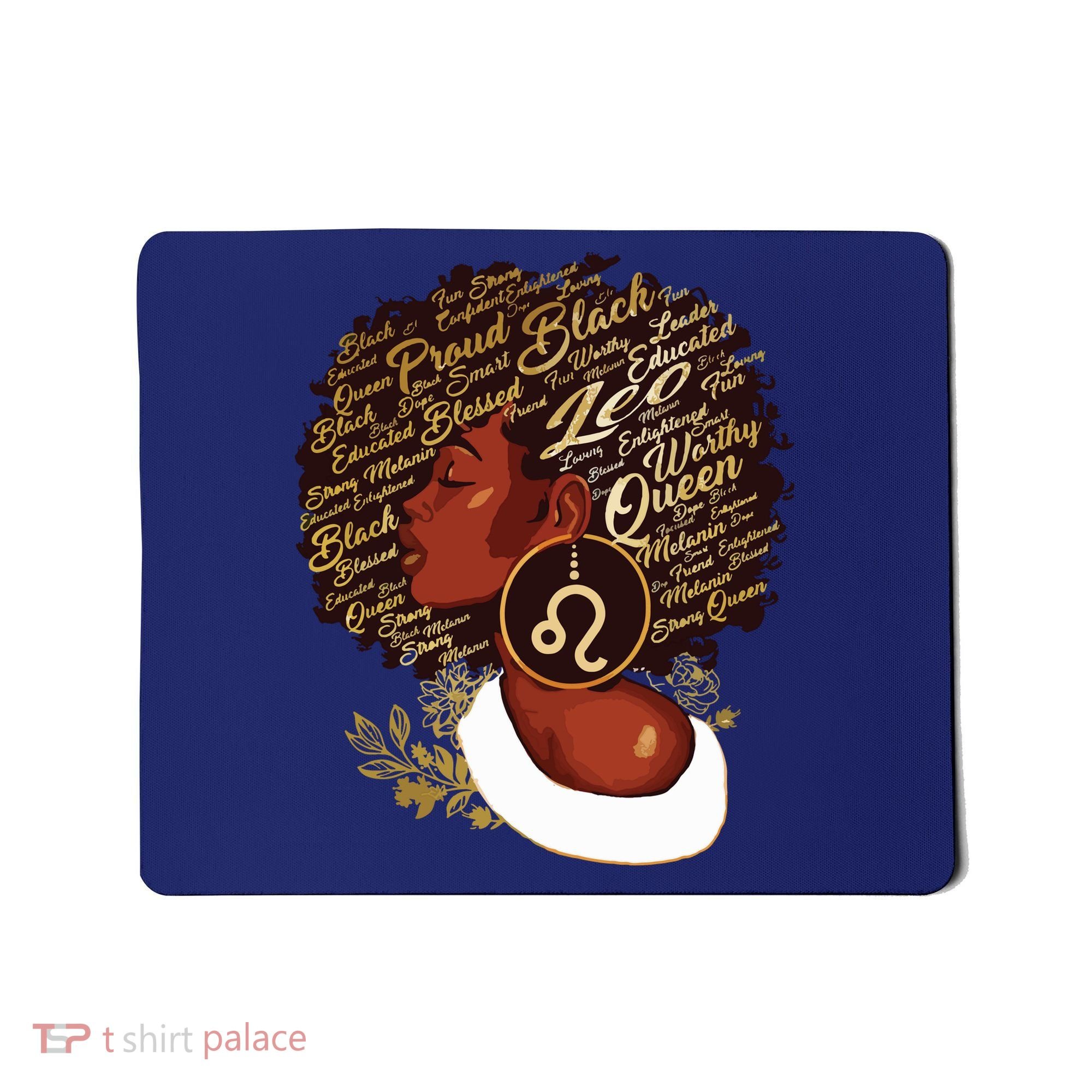 Leo Queen Sweet As Candy Birthday Gift For Black Women Mousepad