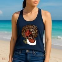 Leo Queen Sweet As Candy Birthday Gift For Black Women Women's Tank Top thumb 2