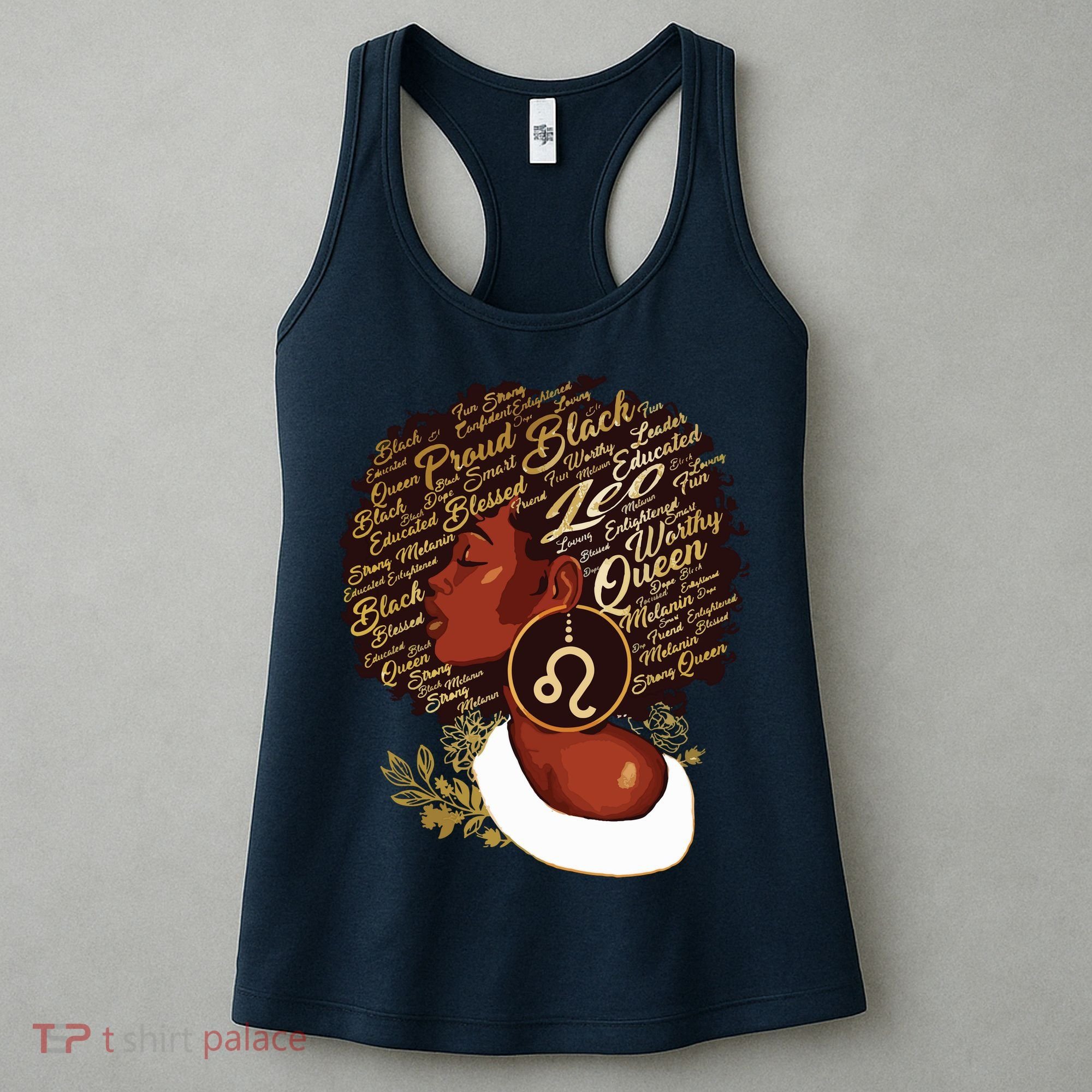 Leo Queen Sweet As Candy Birthday Gift For Black Women Women's Tank Top