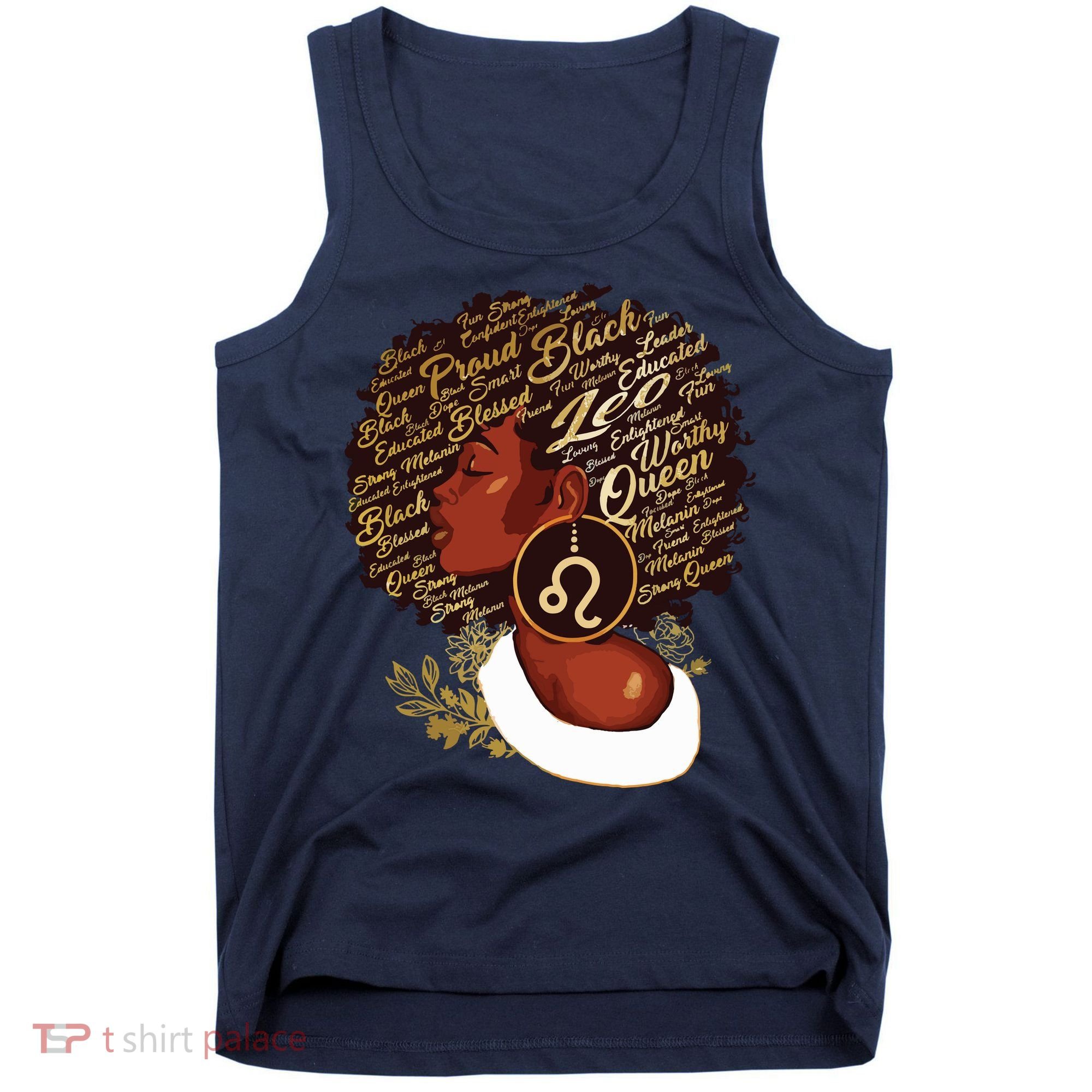 Leo Queen Sweet As Candy Birthday Gift For Black Women Tank Top