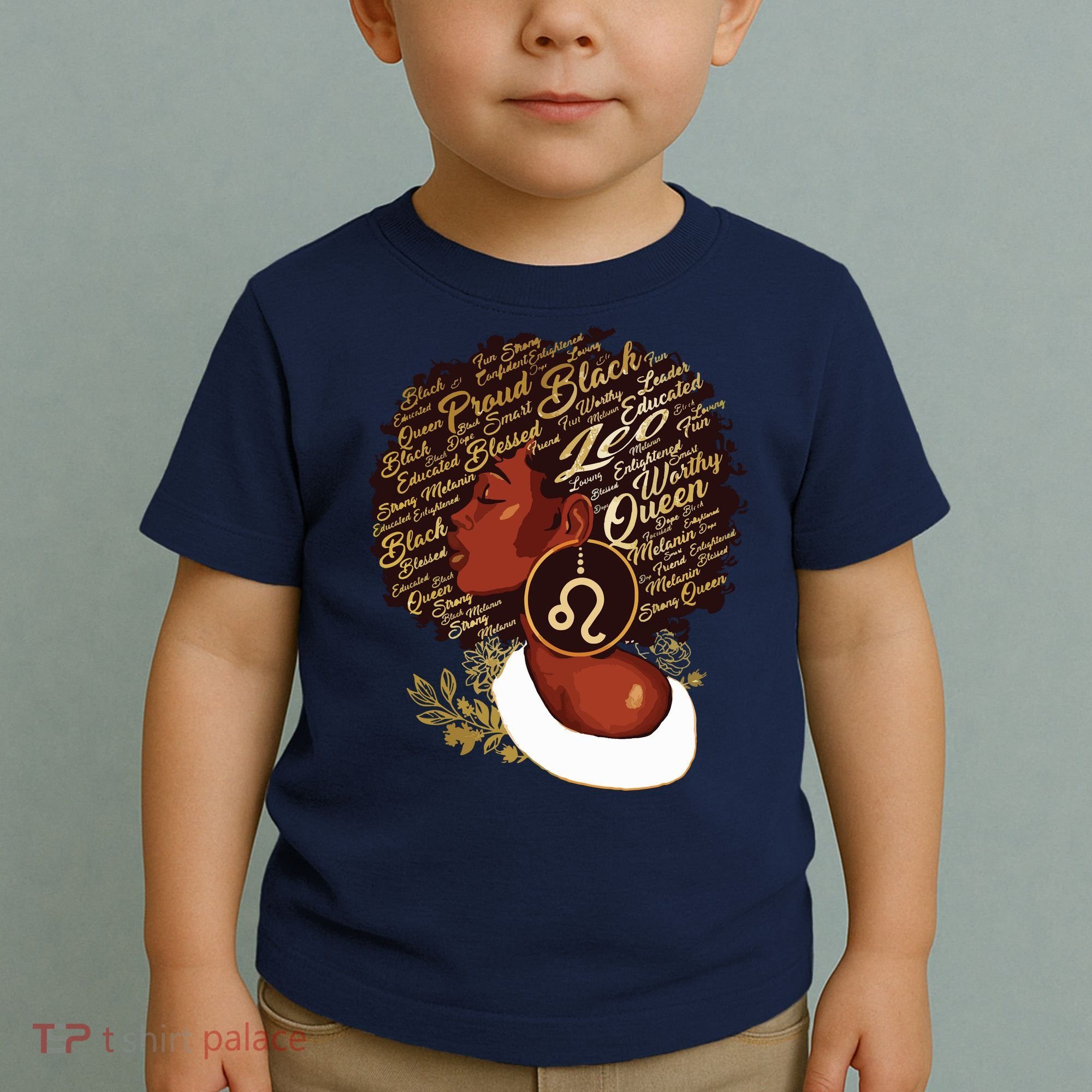 Leo Queen Sweet As Candy Birthday Gift For Black Women Toddler T-Shirt