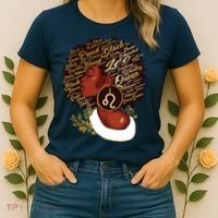 Leo Queen Sweet As Candy Birthday Gift For Black Women Women's T-Shirt thumb 2